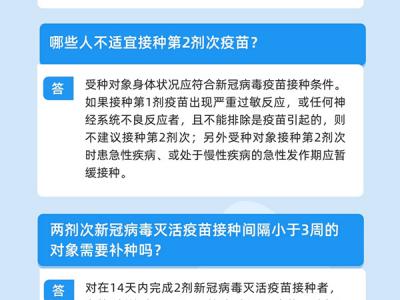 關(guān)于新冠疫苗“第2劑”接種你需要了解這些