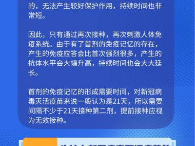 新冠疫苗接種間隔多久為宜？一圖讀懂