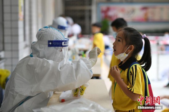 廣州中小學開展開學入校前全員核酸檢測