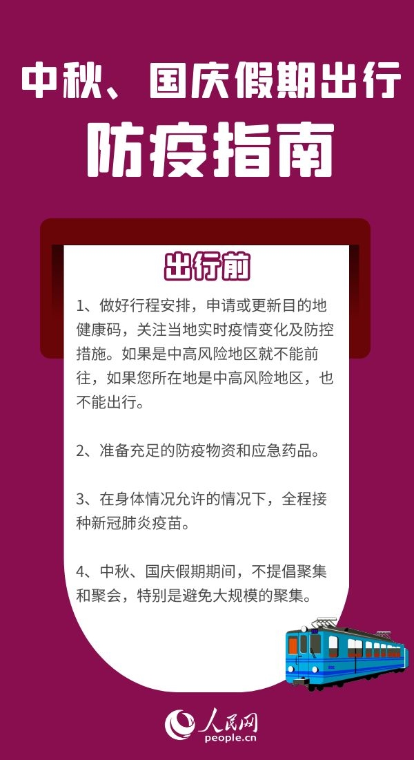 中秋、國慶假期將至出行前如何查看各地最新防疫政策、有哪些注意事項？