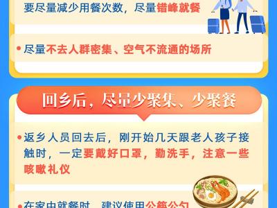 防疫科普丨回村過年，這些事再提個醒