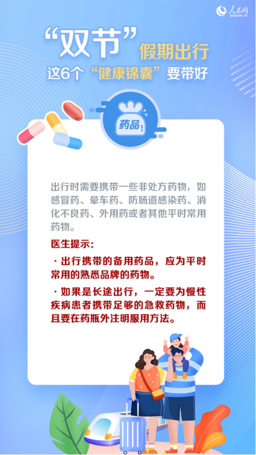 “雙節”出行 這6個“健康錦囊”要帶好