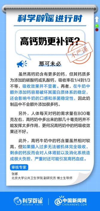 高鈣奶更補鈣嗎？