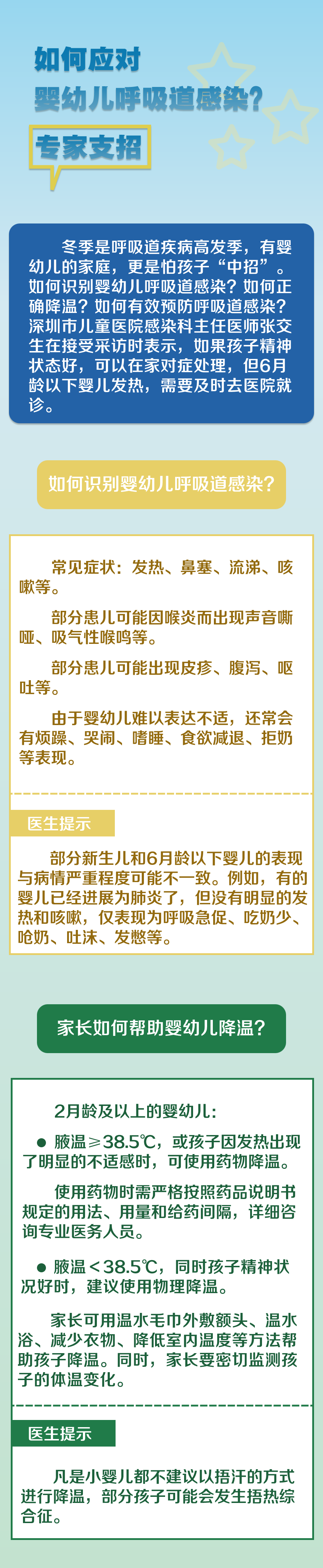 如何應對嬰幼兒呼吸道感染？專家支招