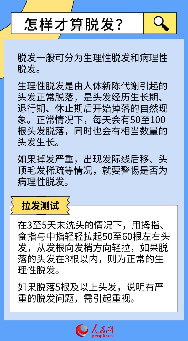 秋季脫發高峰期 這些防脫誤區需警惕