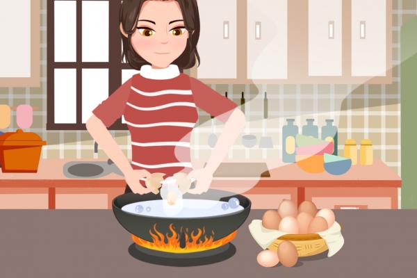 香椿炒雞蛋怎么炒不黑 雞蛋日常美味做法