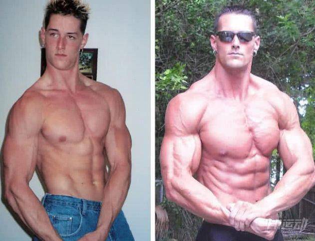 15歲健身至今的肌肉巨人，2米身高把肌肉男襯托格外嬌小