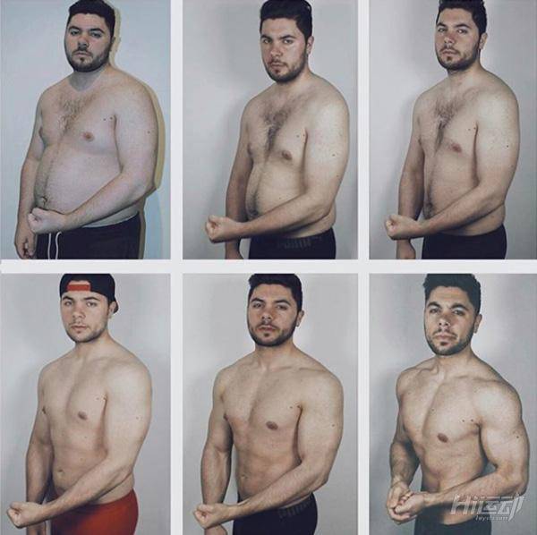 新的一年，祝你跟這個小伙一樣：減肥上癮