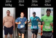 從胖子到型男他只用了3年，爆出減肥秘籍就2個字