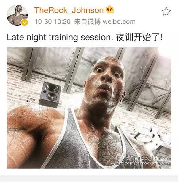 大塊頭有大智慧 巨石強森的健身歷程