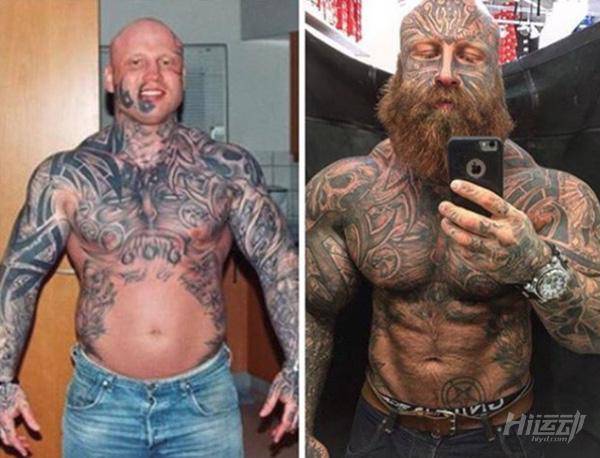 入過黑幫蹲過大獄！31歲健身逆襲成彪悍巨獸