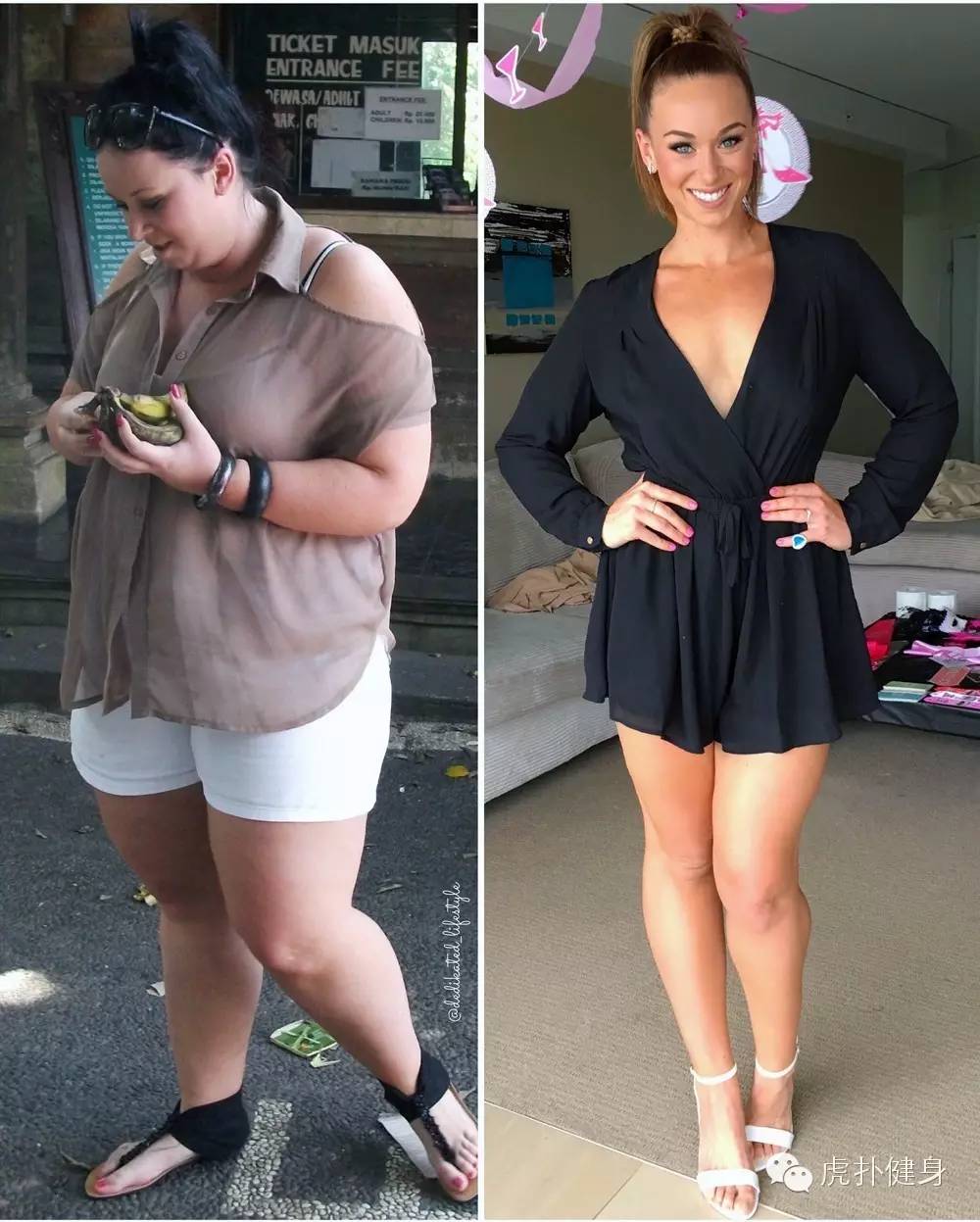一年減掉50斤 從胖女人變成美女