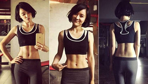 那些在健身房里揮汗如雨的女明星們