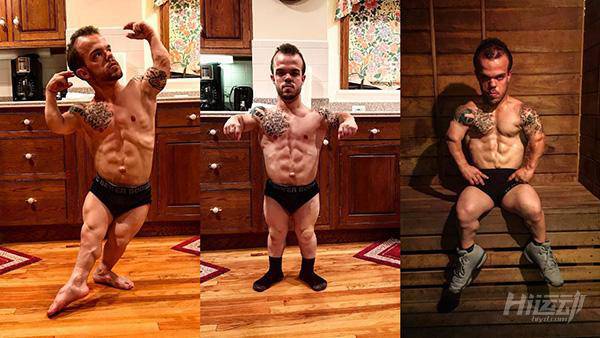 身高1米2卻夢(mèng)想當(dāng)消防員，付出百倍努力健身成小巨人