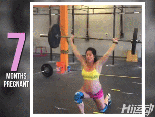 預(yù)產(chǎn)期還有5天，她還在健身房硬拉！