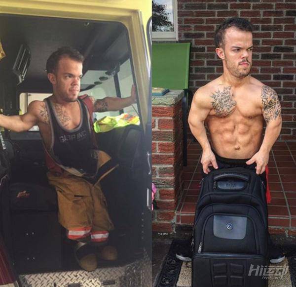 身高1米2卻夢(mèng)想當(dāng)消防員，付出百倍努力健身成小巨人