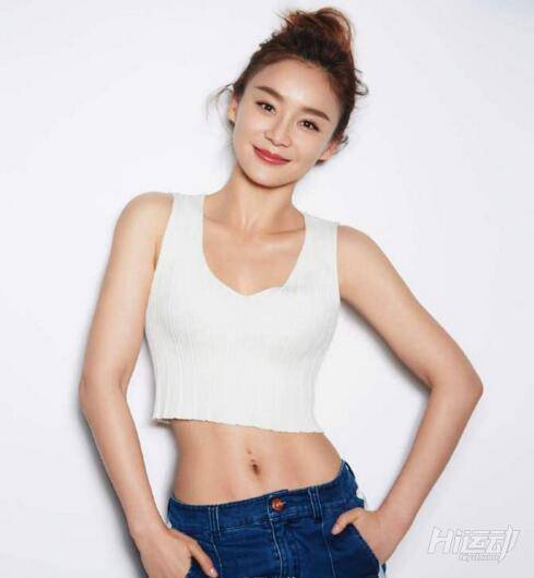 袁姍姍秀A4腰馬甲線 好身材練出來