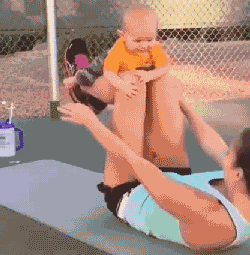 帶著寶寶一起運動 健身辣媽必備