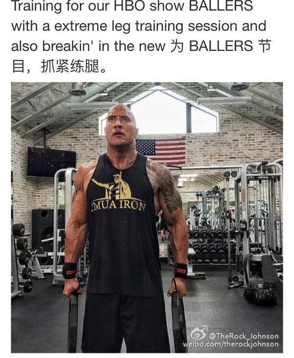 大塊頭有大智慧 巨石強森的健身歷程