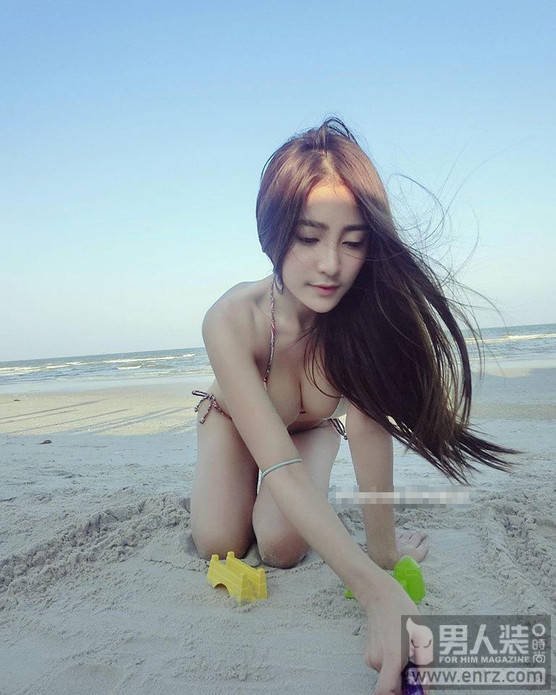 泰國汽車寶貝身材火辣 健身照更美