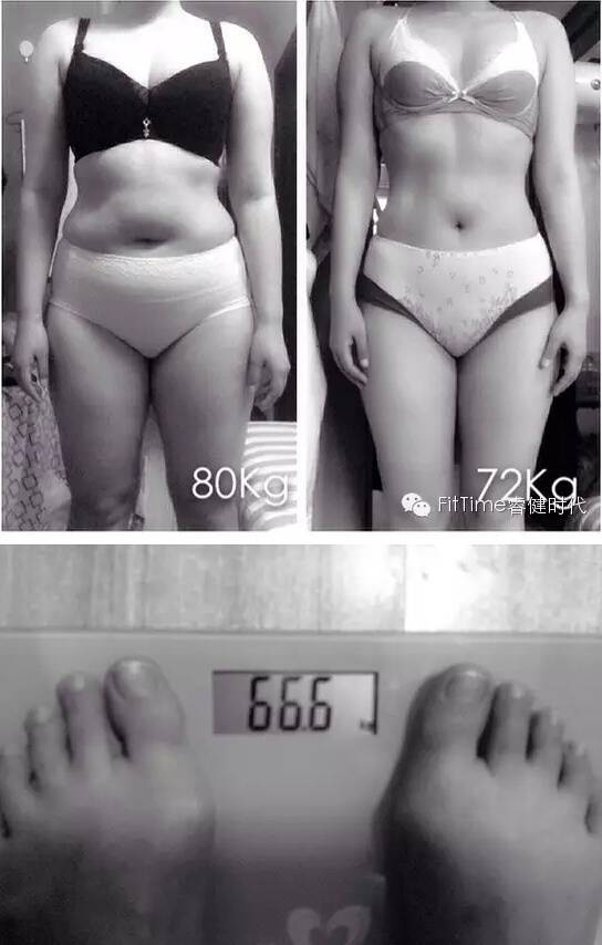 160斤大胖妹減肥44斤的健身故事