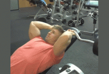 肱三頭肌怎么練—仰臥杠鈴臂屈伸教學