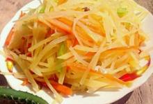 爽脆土豆絲的做法-家常味炒菜譜