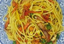 黑椒意大利面。的做法-黑椒味炒菜譜