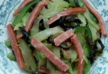 佛手瓜片的做法-蒜香味炒菜譜