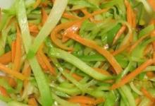 佛手瓜炒胡蘿卜的做法-咸鮮味炒菜譜