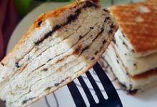 黑芝麻千層發面餅的做法-家常味烙菜譜