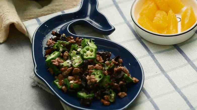 秋葵木耳炒牛柳的做法-家常味炒菜譜