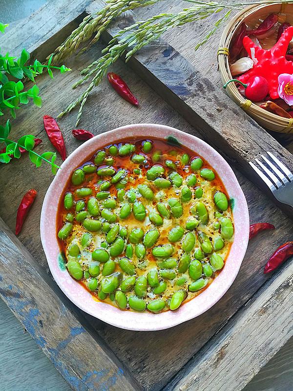 青豆蒸蛋的做法-家常味蒸菜譜