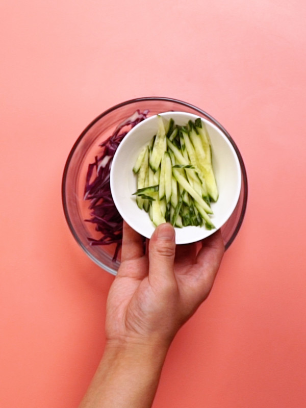 涼拌紫甘藍的做法-酸甜味拌菜譜