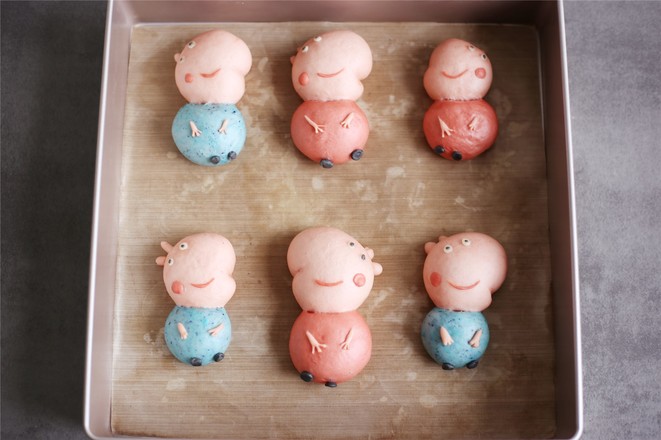 小豬佩奇饅頭的做法-甜味蒸菜譜