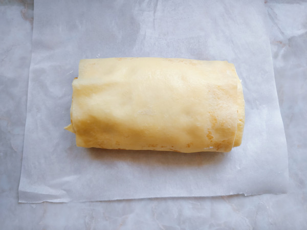 黃桃千層蛋糕卷的做法-甜味烘焙菜譜