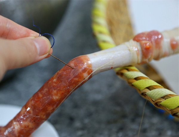 自制脆皮腸的做法-家常味煎菜譜