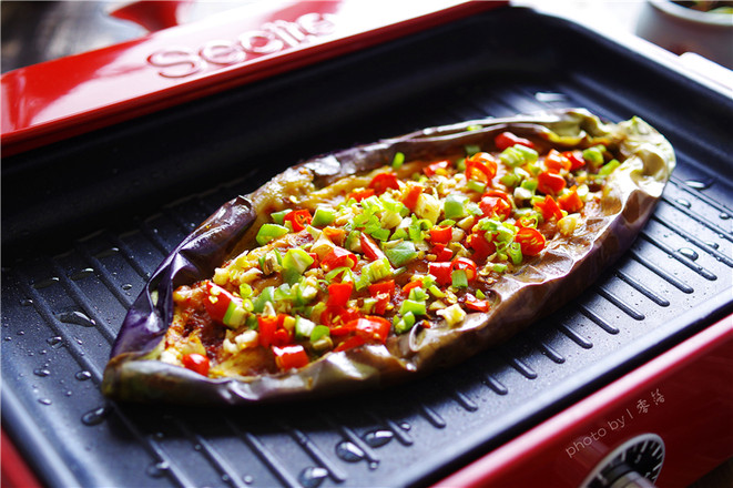 銷魂蒜香茄的做法-麻辣味煎菜譜