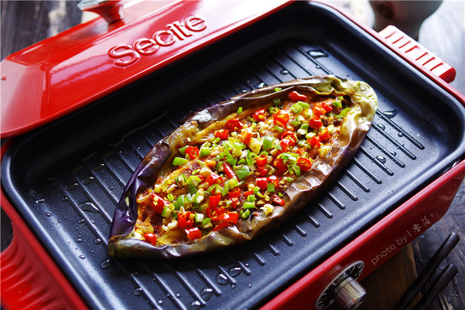 銷魂蒜香茄的做法-麻辣味煎菜譜