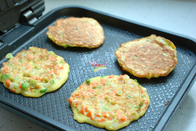 雞蛋蔬菜早餐餅的做法-家常味烙菜譜