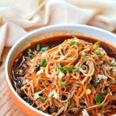 涼拌金針菇的做法-家常味拌菜譜