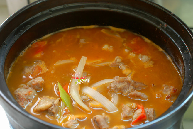 砂鍋牛腩的做法-家常味燉菜譜