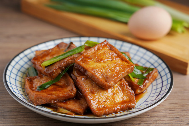 蠔油豆腐【孔老師教做菜】的做法-家常味煎菜譜