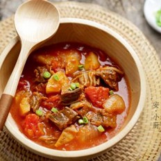 番茄燉鮮牛腩的做法-咸鮮味燉菜譜