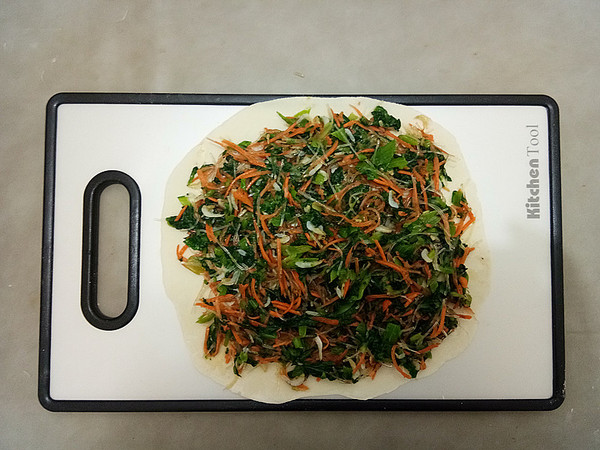 烙菜饃的做法-家常味烙菜譜