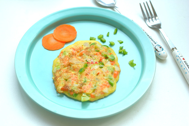 雞蛋蔬菜早餐餅的做法-家常味烙菜譜