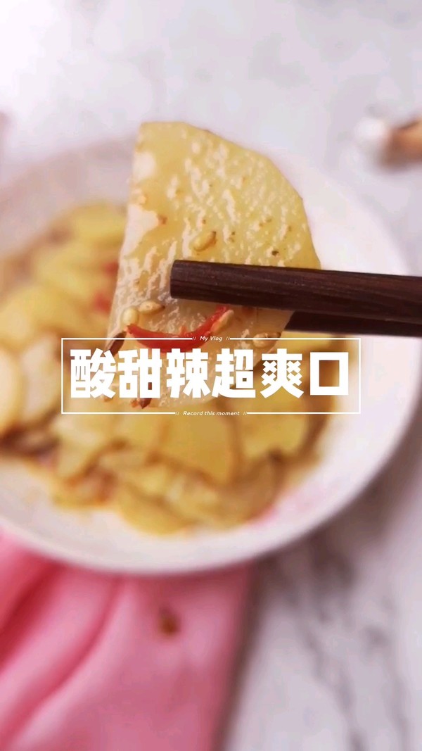 爽口土豆片的做法-酸甜味拌菜譜
