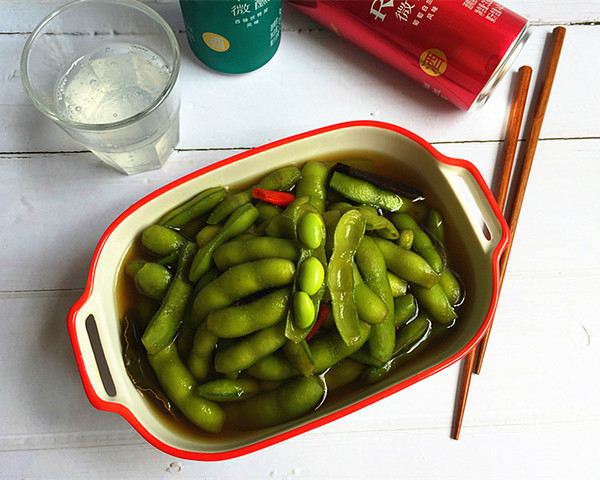 五香毛豆的做法-五香味煮菜譜