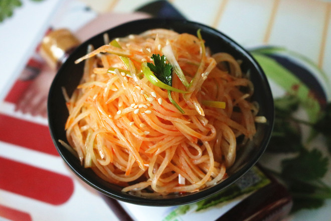 熗拌土豆絲的做法-香辣味拌菜譜