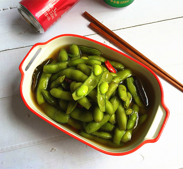 五香毛豆的做法-五香味煮菜譜